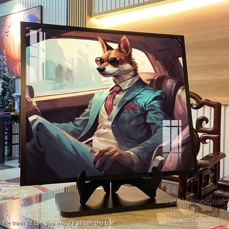 file tranh 12 con giap mau 79 11 con cho tuat