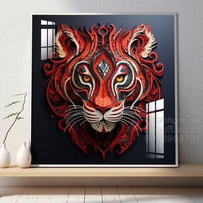 file tranh 12 con giap mau 8 03 con ho dan