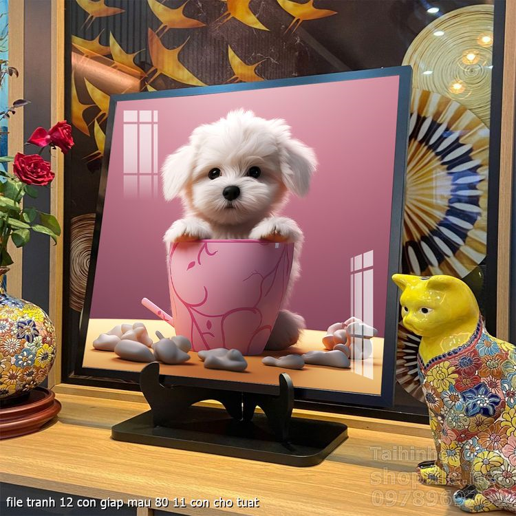 file tranh 12 con giap mau 80 11 con cho tuat