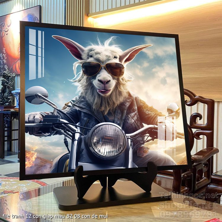 file tranh 12 con giap mau 82 08 con de mui