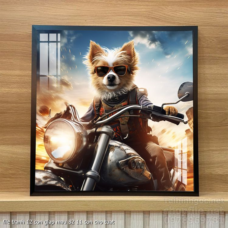 file tranh 12 con giap mau 82 11 con cho tuat