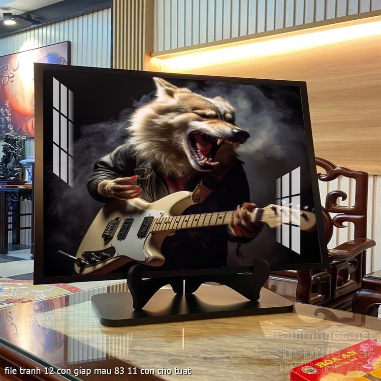 file tranh 12 con giap mau 83 11 con cho tuat