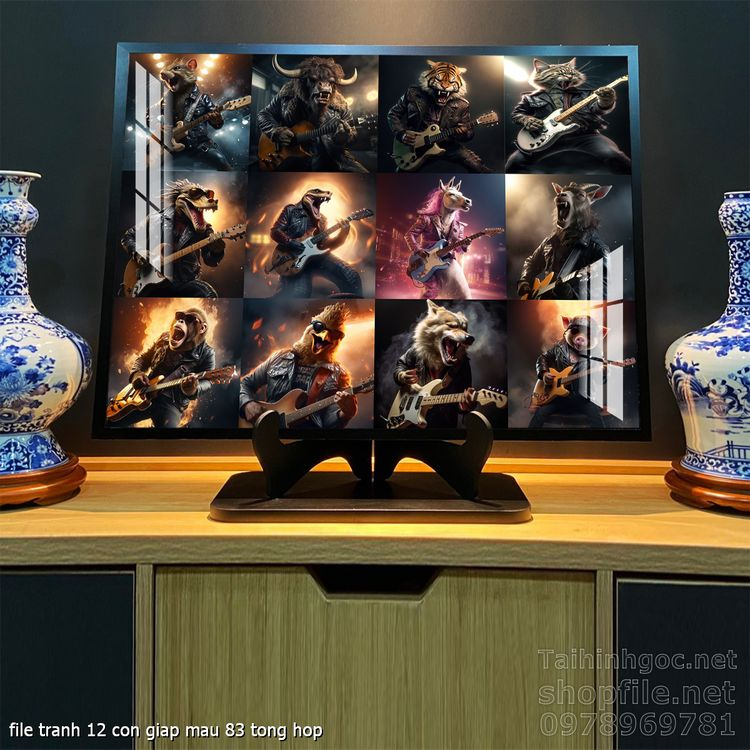 file tranh 12 con giap mau 83 tong hop