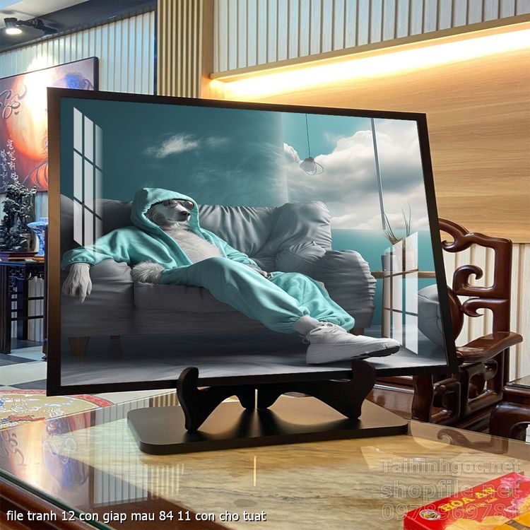 file tranh 12 con giap mau 84 11 con cho tuat