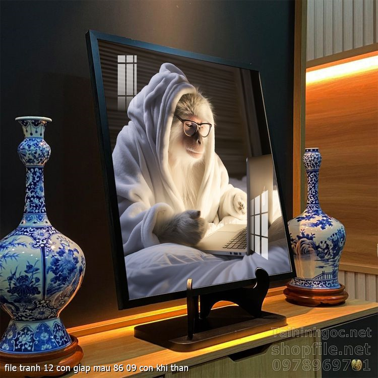 file tranh 12 con giap mau 86 09 con khi than