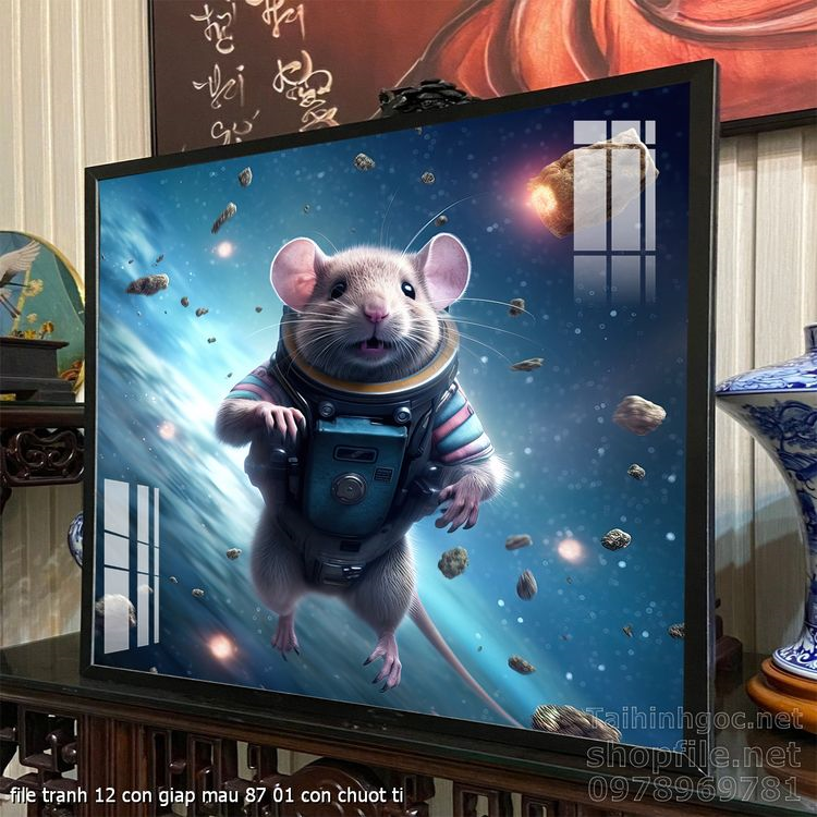 file tranh 12 con giap mau 87 01 con chuot ty
