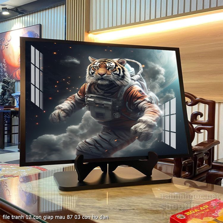 file tranh 12 con giap mau 87 03 con ho dan