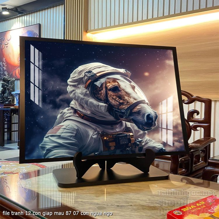 file tranh 12 con giap mau 87 07 con ngua ngo