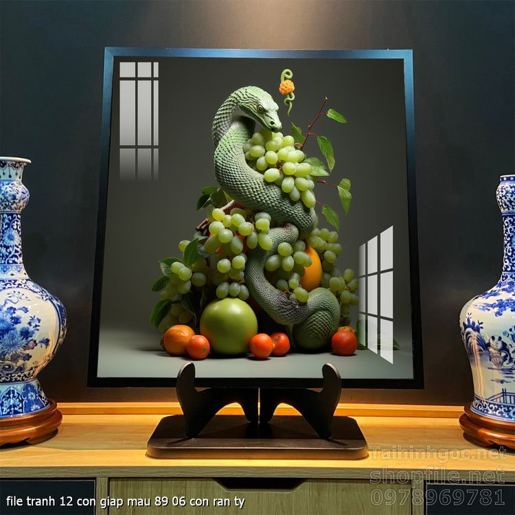 file tranh 12 con giap mau 89 06 con ran ty