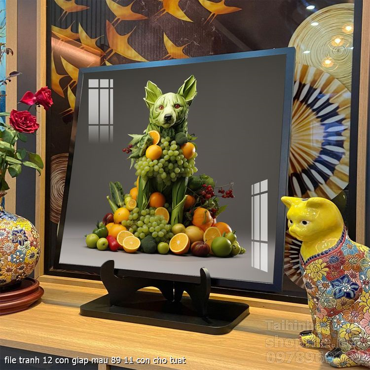 file tranh 12 con giap mau 89 11 con cho tuat