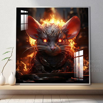 file tranh 12 con giap mau 9 01 con chuot ti