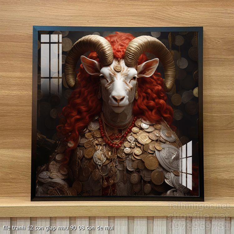 file tranh 12 con giap mau 90 08 con de mui