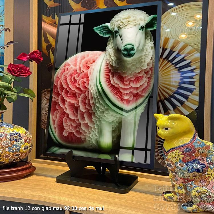 file tranh 12 con giap mau 92 08 con de mui