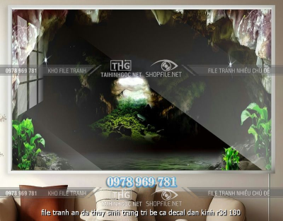 file tranh an da thuy sinh trang tri be ca decal dan kinh r3d 180