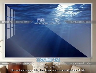 file tranh anh sang soi day bien trang tri be ca decal dan kinh 6d 126