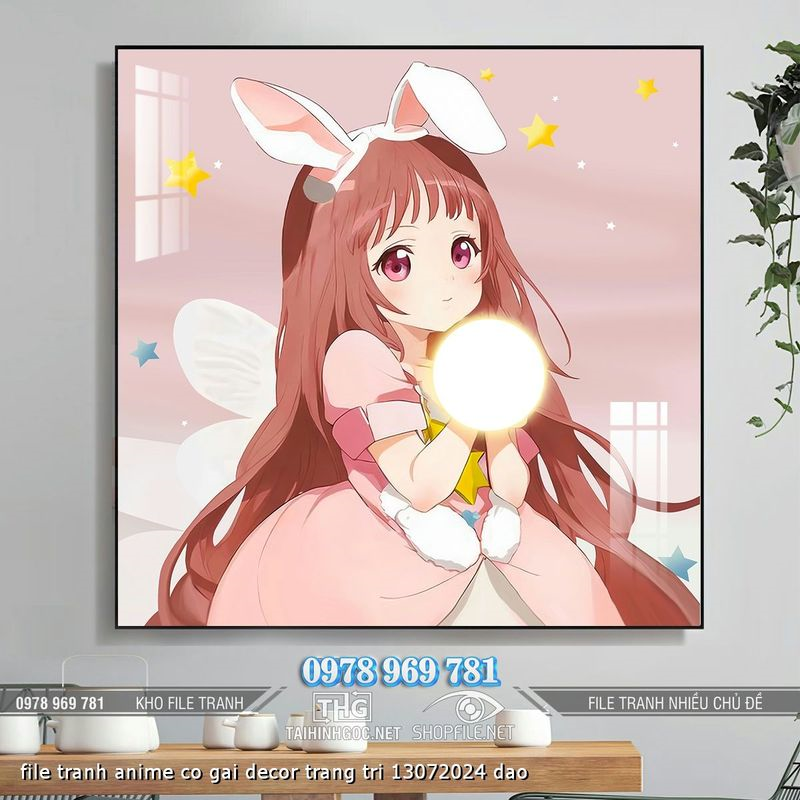 file tranh anime co gai decor trang tri 13072024 dao