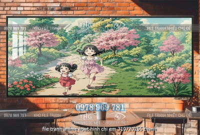 file tranh anime hoat hinh chi em 310720255 thanh