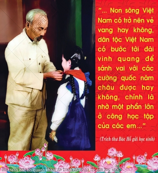 file tranh bac ho quang khan do tranh co dong tre em hoc sinh file tranh bac ho quang khan do tranh co dong tre em hoc sinh