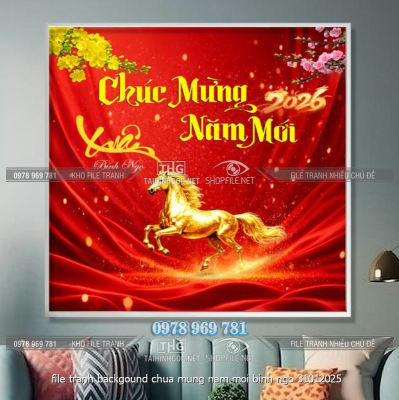 file tranh backgound chua mung nam moi binh ngo 31012025