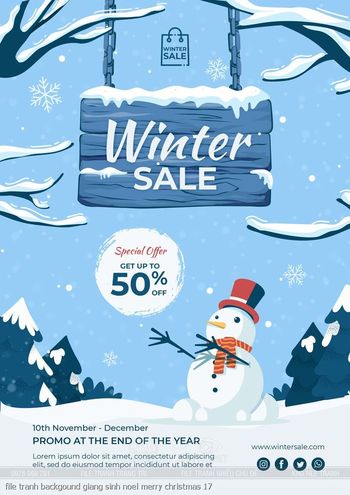 file tranh backgound giang sinh noel merry christmas 17