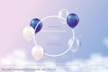 file tranh background birthday tiec sinh nhat 10