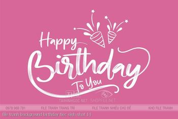 file tranh background birthday tiec sinh nhat 14