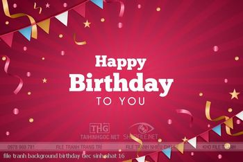 file tranh background birthday tiec sinh nhat 16