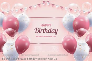 file tranh background birthday tiec sinh nhat 18