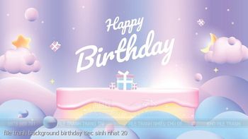file tranh background birthday tiec sinh nhat 20