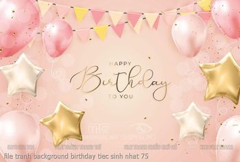 file tranh background birthday tiec sinh nhat 75