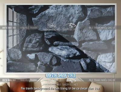 file tranh background da den trang tri be ca decal dan 109