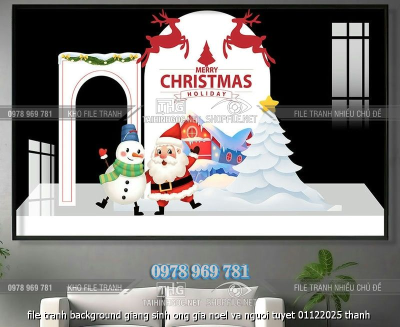 file tranh background giang sinh ong gia noel va nguoi tuyet 01122025 thanh