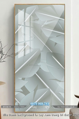 file tranh background la cay xam trang tri decor 2082024 thanh