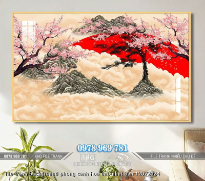 file tranh background phong canh hoa dao nhat ban 12072024