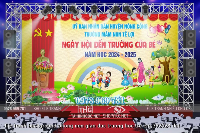 file tranh background phong nen giao duc truong hoc tre em 392024 dat