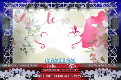 file tranh background phong nen hoa tiec cuoi tinh yeu 16102024 dat