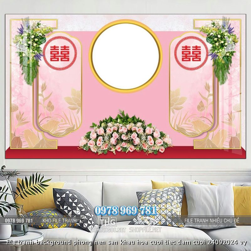 file tranh background phong nen san khau hoa cuoi tiec dam cuoi 24092024 vy