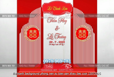 file tranh background phong nen su kien san khau tiec cuoi 12072025