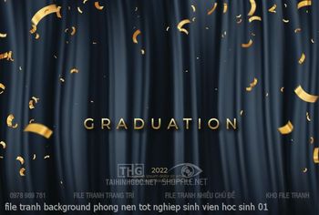 file tranh background phong nen tot nghiep sinh vien hoc sinh 01