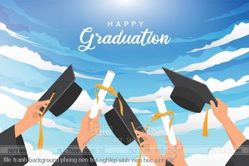 file tranh background phong nen tot nghiep sinh vien hoc sinh 08