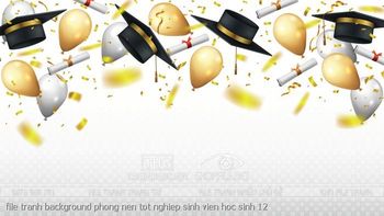 file tranh background phong nen tot nghiep sinh vien hoc sinh 12