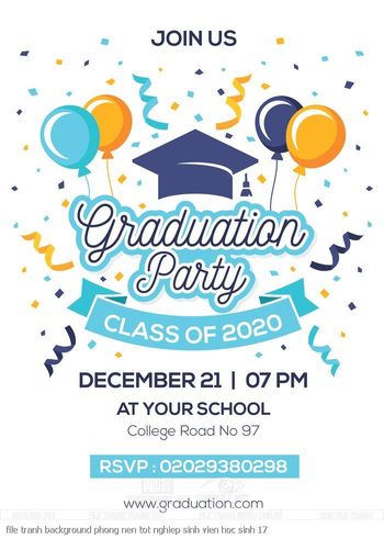 file tranh background phong nen tot nghiep sinh vien hoc sinh 17