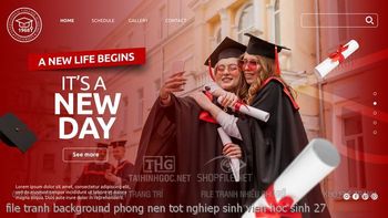 file tranh background phong nen tot nghiep sinh vien hoc sinh 27