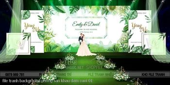 file tranh background phong san khau dam cuoi 01