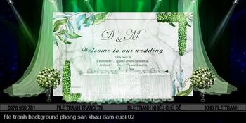 file tranh background phong san khau dam cuoi 02