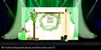 file tranh background phong san khau dam cuoi 03