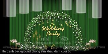 file tranh background phong san khau dam cuoi 06