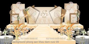 file tranh background phong san khau dam cuoi 09