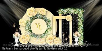 file tranh background phong san khau dam cuoi 16