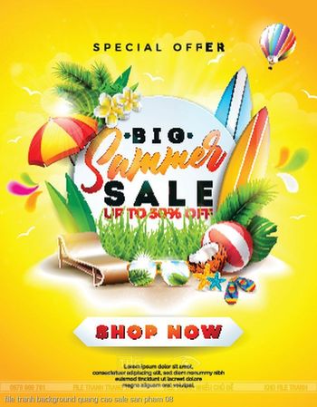 file tranh background quang cao sale san pham 08